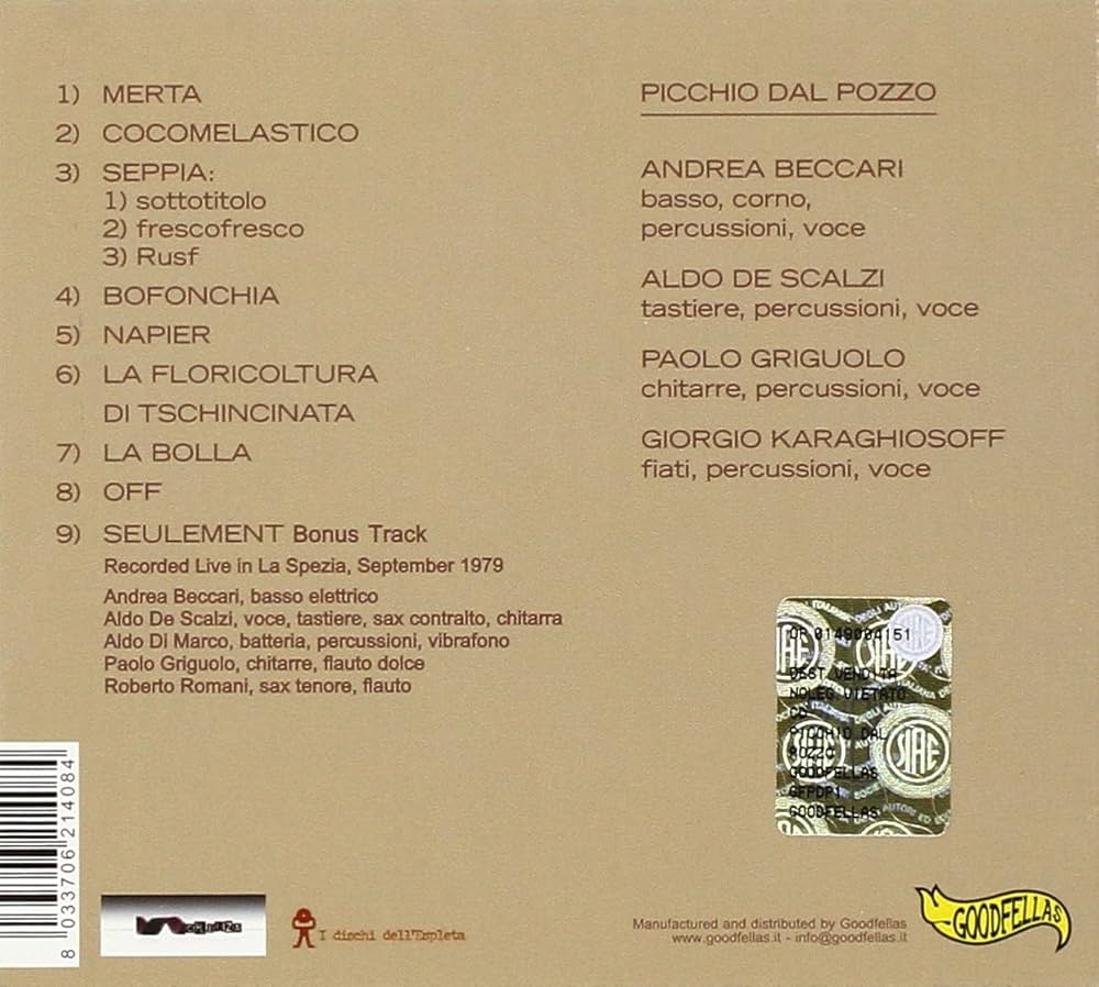 洋楽 Picchio dal Pozzo 1 s-l1200.jpg